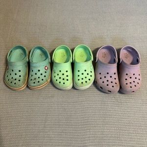 Crocs bundle toddler 8 9 10